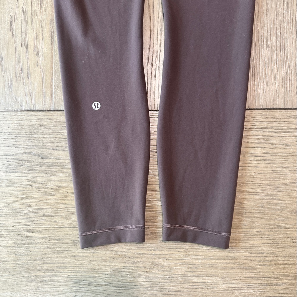 Lululemon Wunder Train High-Rise Tight 25” Size 6 Brown - Picture 8 of 9